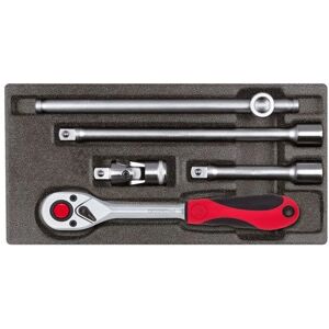 Gedore R22150008 Dopsleutelset - Omkeerbare ratel 1/2" - 5 stuks Gedore R22150008 Dopsleutelset - Omkeerbare ratel 1/2" - 5 stuks