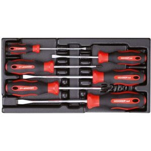 Gedore R22150014 Red Screwdriver Set - Precision Phillips and Flat Gedore R22150014 Red Screwdriver Set - Precision Phillips and Flat