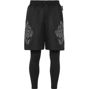 Plein Sport Heren Sportbroek TIGER - XS - Zwart Plein Sport Heren Sportbroek TIGER - XS - Zwart