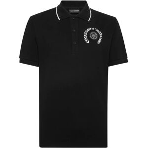Plein Sport Poloshirt Carbon Tiger Heren 3XL Zwart/Wit - Overhemden Plein Sport Poloshirt Carbon Tiger Heren 3XL Zwart/Wit - Overhemden