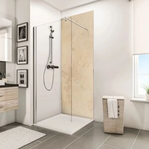 SCHULTE ExpressPlus DecoDesign - Beige - 100x210 cm - Aluminium-Verbundplatte - Duschrückwand SCHULTE ExpressPlus DecoDesign - Beige - 100x210 cm - Aluminium-Verbundplatte - Duschrückwand