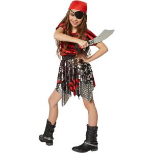 TecTake GmbH Girl Pirate Costume - Small 104 TecTake GmbH Girl Pirate Costume - Small 104