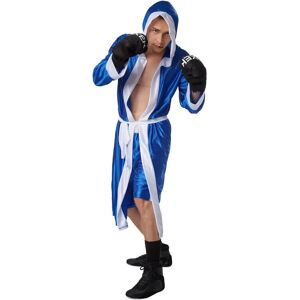 TecTake GmbH Boxer Costume - blue/white - Men - Costumes TecTake GmbH Boxer Costume - blue/white - Men - Costumes