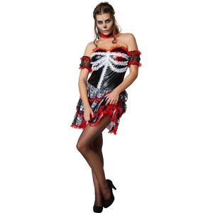 Tectake Gothic Kostuum - Romantisch en Griezelig Jurk met Hartpatch Tectake Gothic Kostuum - Romantisch en Griezelig Jurk met Hartpatch