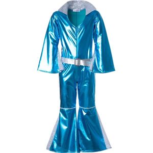 Tectake Neon Blue Disco Starlet Costume - 140 (9-10 Years) Tectake Neon Blue Disco Starlet Costume - 140 (9-10 Years)