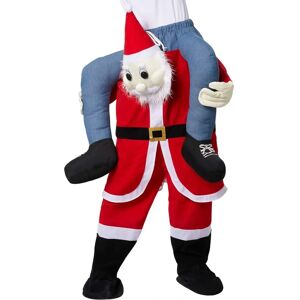 TecTake GmbH Santa Piggyback Costume with Padded Legs - Christmas Costume TecTake GmbH Santa Piggyback Costume with Padded Legs - Christmas Costume