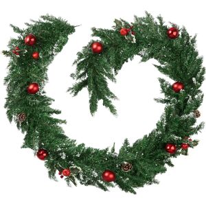 Tectake Christmas Garland with Beads and Cones - 2.7m Tectake Christmas Garland with Beads and Cones - 2.7m