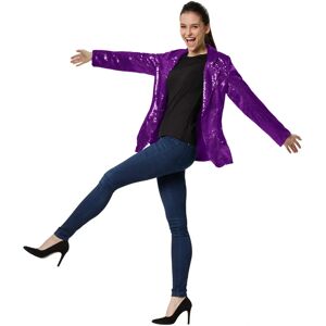 TecTake GmbH Paarse Pailletten-Jacket - Dames TecTake GmbH Paarse Pailletten-Jacket - Dames