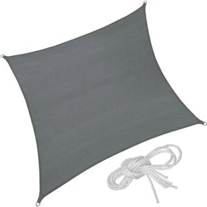 Tectake Grey Square Shade Sail - Outdoor Sun Protection Tectake Grey Square Shade Sail - Outdoor Sun Protection
