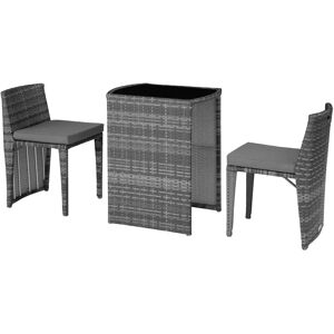 Tectake TT404210 - Conjunto de bistró - Muebles de exterior compactos Tectake TT404210 - Conjunto de bistró - Muebles de exterior compactos