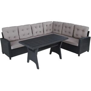 tectake TT404249 Conjunto de Jardín - Muebles de Ratán Exterior tectake TT404249 Conjunto de Jardín - Muebles de Ratán Exterior