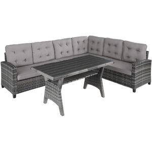 Tectake Garden Lounge Set Grey - Outdoor Furniture Tectake Garden Lounge Set Grey - Outdoor Furniture