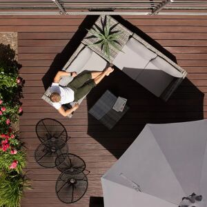 tectake Rattan Lounge Siena - 404298 tectake Rattan Lounge Siena - 404298