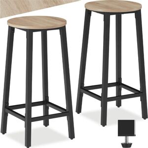 Tectake Corby Industrial Light Wood 2 Bar Stools - Product Type Tectake Corby Industrial Light Wood 2 Bar Stools - Product Type