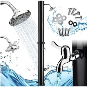 Ducha solar Tectake Orinoco - negra - ducha exterior 38L Ducha solar Tectake Orinoco - negra - ducha exterior 38L
