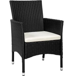 tectake Poly-Rattan Garden Chair with Seat Pad - globalPoly-Rattan (TT404549) tectake Poly-Rattan Garden Chair with Seat Pad - globalPoly-Rattan (TT404549)