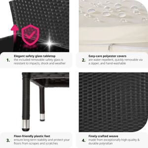 tectake TT404557 - Garden Lounge Set - Outdoor Furniture tectake TT404557 - Garden Lounge Set - Outdoor Furniture