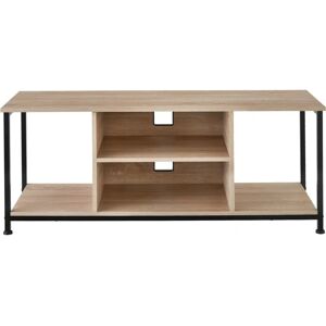 Tectake Meuble TV en chêne Sonoma - Style industriel - Publicité Tectake Meuble TV en chêne Sonoma - Style industriel - Publicité