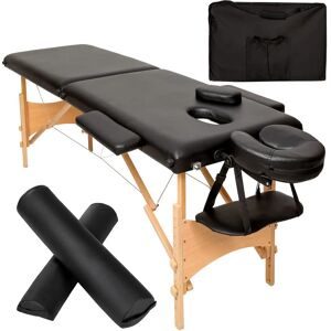 Tectake Freddi 2-Zonen Massageliege - schwarz Tectake Freddi 2-Zonen Massageliege - schwarz