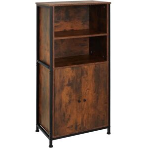 Étagère Doncaster en Bois Rustique Tectake - Industriel Foncé - Publicité Étagère Doncaster en Bois Rustique Tectake - Industriel Foncé - Publicité