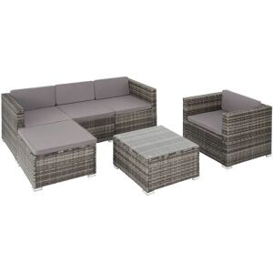 Tectake TT404784 Juego de Jardín - Conjunto Modular de Muebles Exteriores Tectake TT404784 Juego de Jardín - Conjunto Modular de Muebles Exteriores