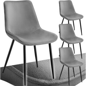 Tectake Monroe Velvet Dining Chairs - Modern Home Set Tectake Monroe Velvet Dining Chairs - Modern Home Set