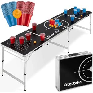 TecTake 404951 Party Game - Beer Pong Table - Adjustable & Foldable TecTake 404951 Party Game - Beer Pong Table - Adjustable & Foldable