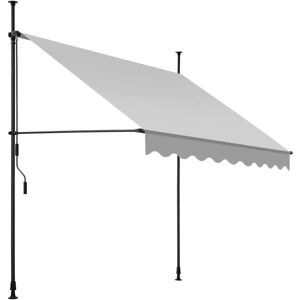 Tectake Adjustable Manual Balcony Awning - 200x180cm Tectake Adjustable Manual Balcony Awning - 200x180cm