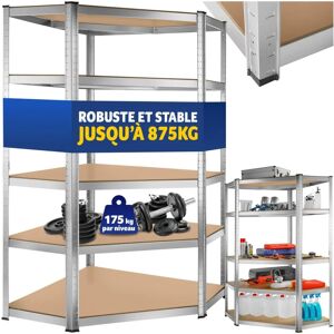 Étagère robuste en acier Tectake - 180x89,5x89,5cm - 875kg - Publicité Étagère robuste en acier Tectake - 180x89,5x89,5cm - 875kg - Publicité