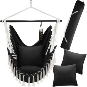 Tectake - Boho-Style Hanging Chair Malika - 150kg Support Tectake - Boho-Style Hanging Chair Malika - 150kg Support