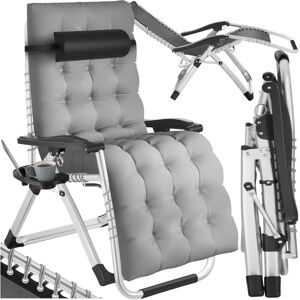 Tectake Cloud Foldable Adjustable Sun Lounger - Relaxing Garden Chair Tectake Cloud Foldable Adjustable Sun Lounger - Relaxing Garden Chair