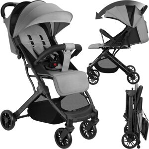 Tectake Finn Poussette Foldable with 5-Point Harness - Grey Tectake Finn Poussette Foldable with 5-Point Harness - Grey