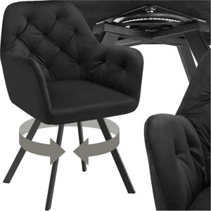Tectake Lucia Velvet Office Chair - 180° Swivel, Armrest, Luxurious Tectake Lucia Velvet Office Chair - 180° Swivel, Armrest, Luxurious