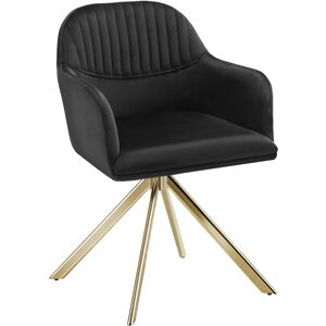 Tectake Velvet Office Chair - 360° Swivel, Thick Padding - Office or Dining Tectake Velvet Office Chair - 360° Swivel, Thick Padding - Office or Dining