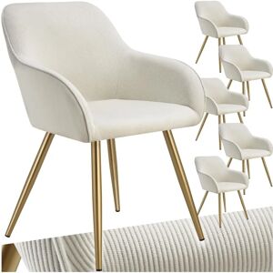 Tectake Marilyn Chair - Velvet, Armrest, High Back - Dining Set Tectake Marilyn Chair - Velvet, Armrest, High Back - Dining Set