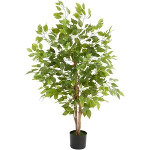 Tectake Artificial Ficus Tree - Realistic Texture - 120cm Tectake Artificial Ficus Tree - Realistic Texture - 120cm