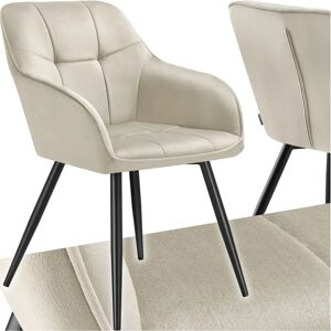Tectake Marilyn Velvet Chair - Dining Room Lounge Seat Tectake Marilyn Velvet Chair - Dining Room Lounge Seat