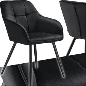 Tectake Marilyn Velvet Dining Chair - Elegant, Comfortable, Stable Tectake Marilyn Velvet Dining Chair - Elegant, Comfortable, Stable