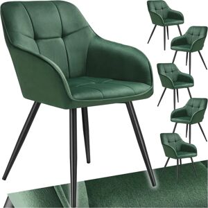 Tectake Marilyn Velvet Dining Chair - Ergonomic, Stable, Easy to Assemble Tectake Marilyn Velvet Dining Chair - Ergonomic, Stable, Easy to Assemble