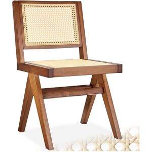 Tectake Dark Brown Lissy Wooden Chair with Vienna Cane - Product Type Tectake Dark Brown Lissy Wooden Chair with Vienna Cane - Product Type