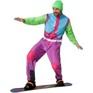 TecTake - Retro Ski - Multicolor - Neon Green Hat - Déguisement - Publicité TecTake - Retro Ski - Multicolor - Neon Green Hat - Déguisement - Publicité