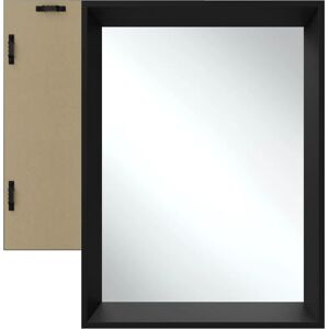 Miroir Murale Rectangulaire Elina - Cadre en Plastique, 50x70cm - Publicité Miroir Murale Rectangulaire Elina - Cadre en Plastique, 50x70cm - Publicité