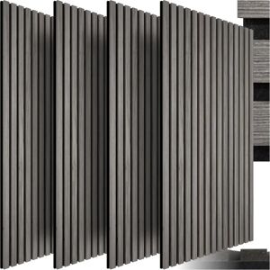 Panneaux acoustiques Sonic Wall TecTake Chêne clair gris - lot de 4 - Publicité Panneaux acoustiques Sonic Wall TecTake Chêne clair gris - lot de 4 - Publicité