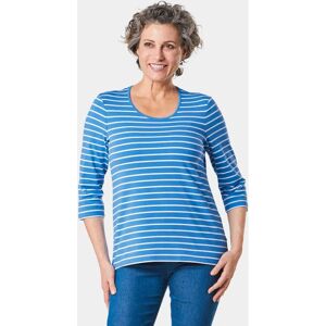 Goldner Fashion - Monivärinen raitaneulospaita - Keskisininen - Valkoinen raidallinen - Knit sweater Goldner Fashion - Monivärinen raitaneulospaita - Keskisininen - Valkoinen raidallinen - Knit sweater