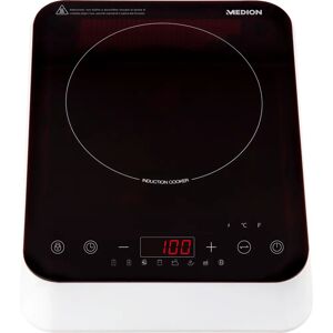MEDION MD 18490 - Nero, Bianco - Piano cottura a induzione MEDION MD 18490 - Nero, Bianco - Piano cottura a induzione