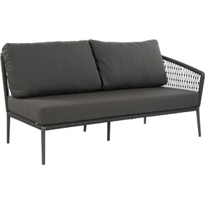 Musterring - Ibiza Anreihsofa - Schwarz/Grau - Aluminium - Sofa Musterring - Ibiza Anreihsofa - Schwarz/Grau - Aluminium - Sofa