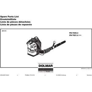 Joint d'étanchéité Dolmar PB-7600.4 - Outils & Accessoires - Publicité Joint d'étanchéité Dolmar PB-7600.4 - Outils & Accessoires - Publicité