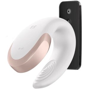 Satisfyer Double Love Luxus Partner Vibrator - Weiß Satisfyer Double Love Luxus Partner Vibrator - Weiß