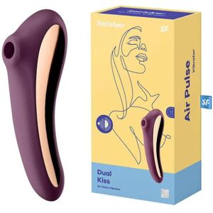 Vibromasseur Dual KISS de Satisfyer - 18,8cm pour Femmes - Publicité Vibromasseur Dual KISS de Satisfyer - 18,8cm pour Femmes - Publicité