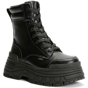 Buffalo Fusion Mid Vegan Black Boots - Boot Buffalo Fusion Mid Vegan Black Boots - Boot
